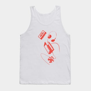 80s // cassette Tank Top